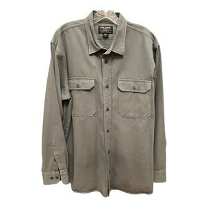 Filson Men's Casual Button Down Shirt - Sage Green